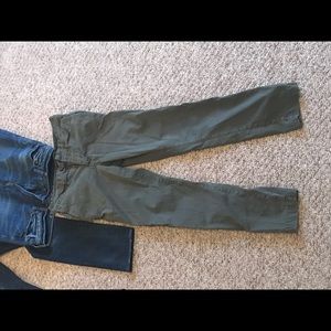 Olive green American eagle pants